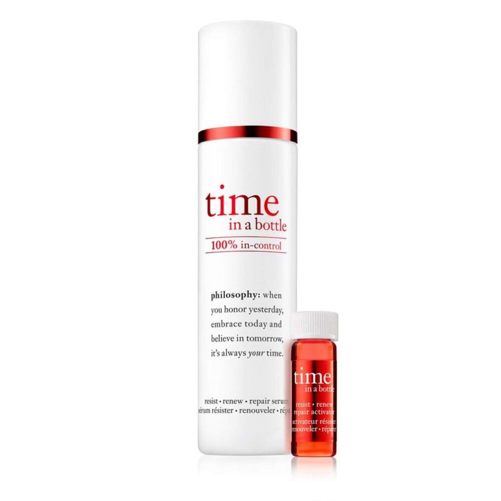 Philosophy Time in a Bottle 100% In-control Serum 1.3 fl oz + .093 fl oz New NIB